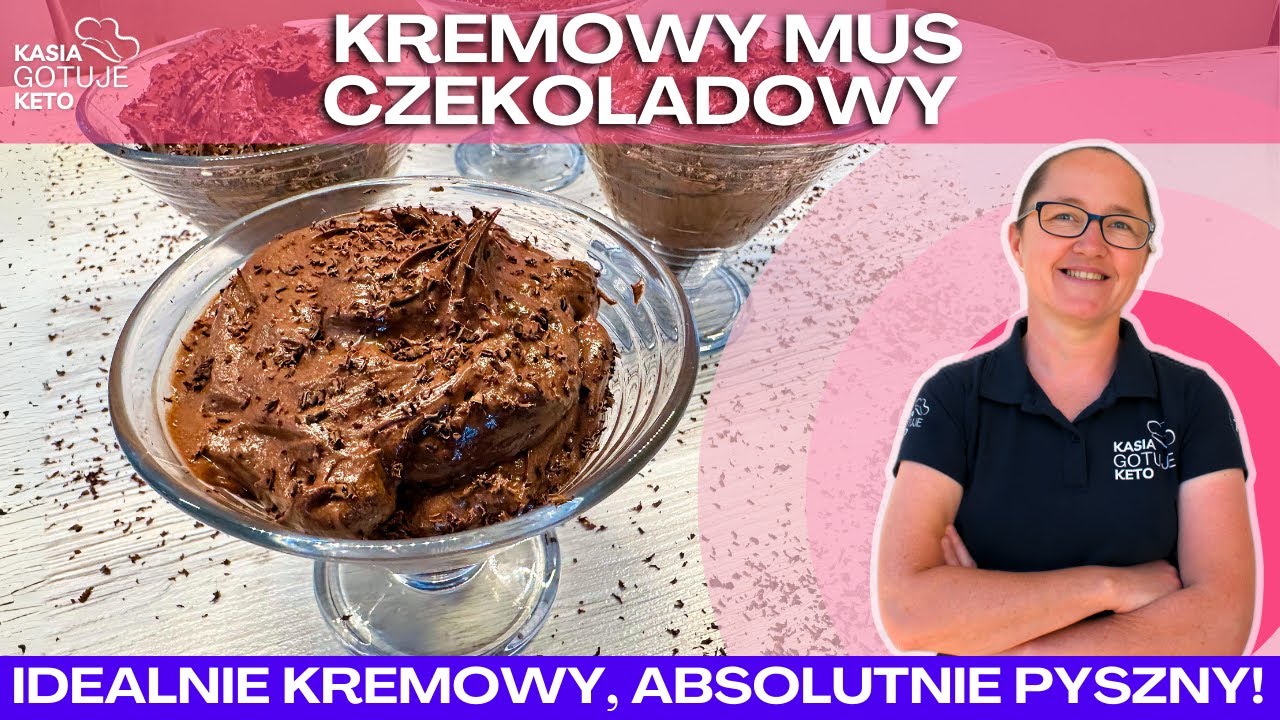 Kasia Gotuje Keto - Kremowy mus czekoladowy