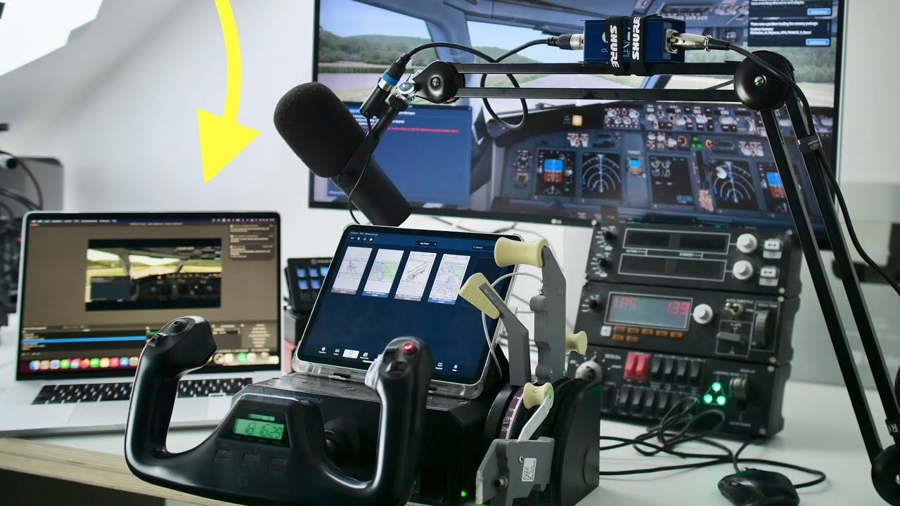 Flight Simulator Setup 2021 - Swiss001 Studio Tour