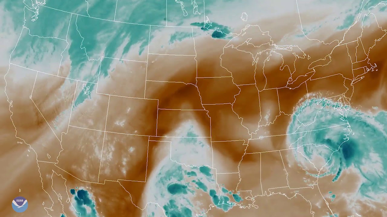 72-hour water vapor loop of Florence