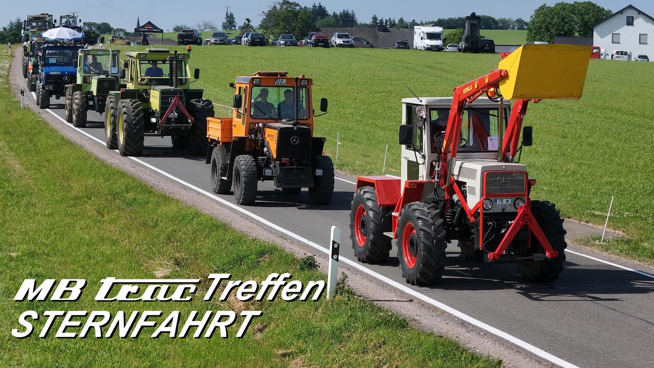 Sternfahrt | MB trac & Unimog | Sound pur | Berscheid 2025