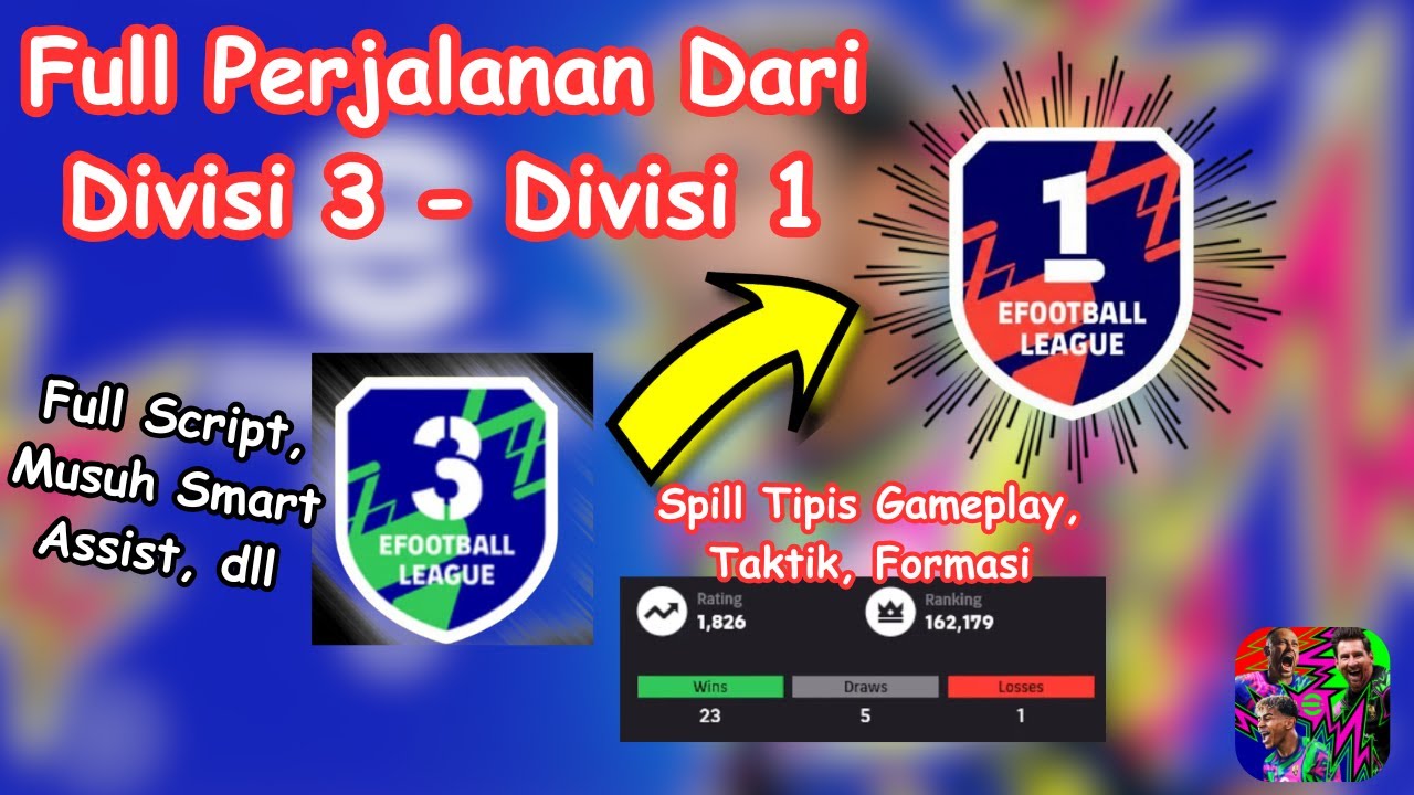 Road to Division 1: Drama, Emosi, dan Skill Selama 5 Jam Penuh | eFootball