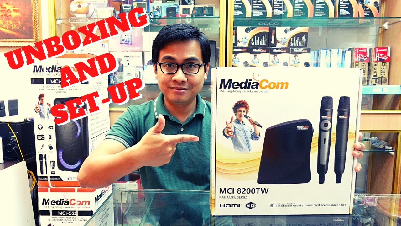 Unboxing MEDIACOM MCI 8200TW Karaoke and Installation Guide