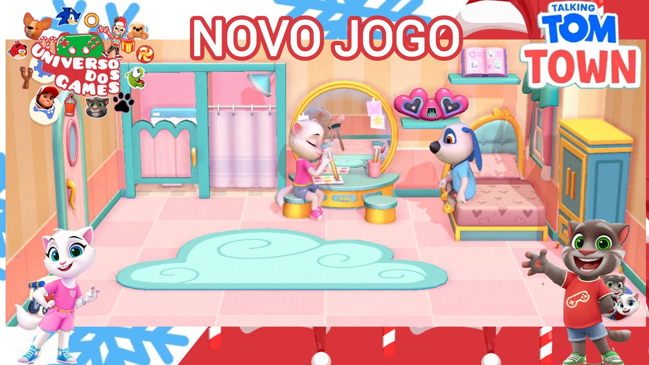 Um novo jogo chamado Talking Tom Town lanço é parece ser uma sequência do my talking tom amigos