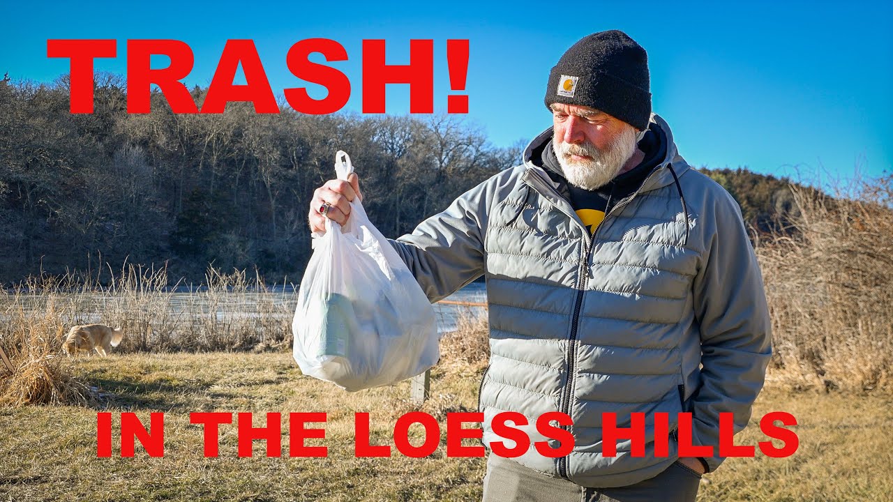 TRASH!  In the Loess Hills - Solo Van Camping