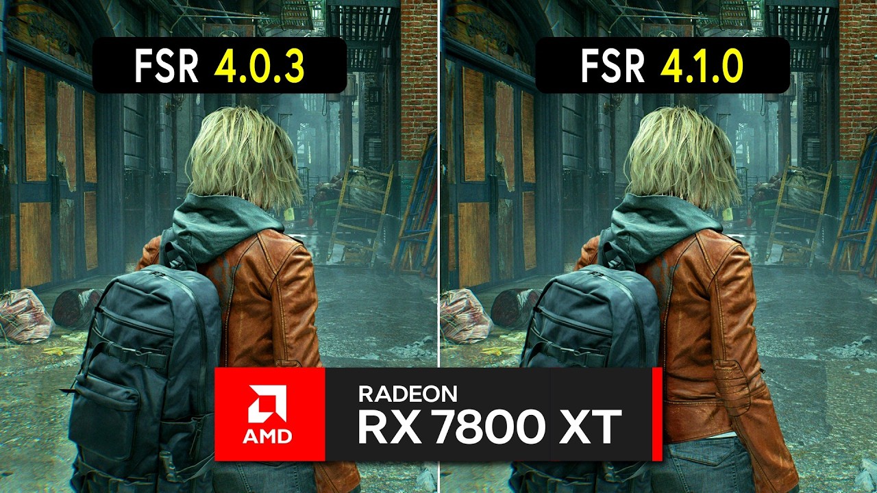 FSR 4.1.0 vs FSR 4.0.3 – RX 7800 XT Benchmark | Worth the Update?