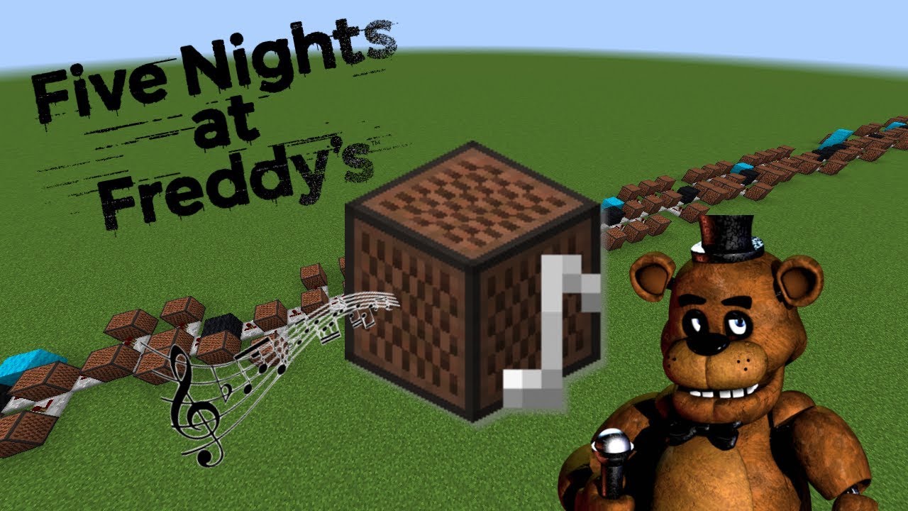 Minecraft: Five Nights at Freddys Theme with Note Blocks