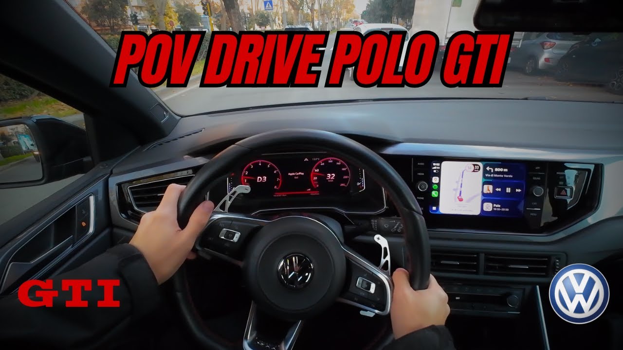 POV in 1° Persona Polo GTI 🚗 ⚡