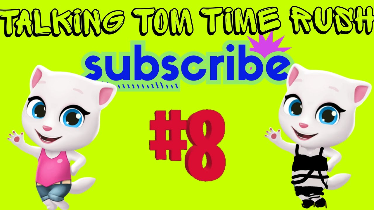 Talking Tom Time Rush - 3 x Tom Angela Gameplay Android and iOS