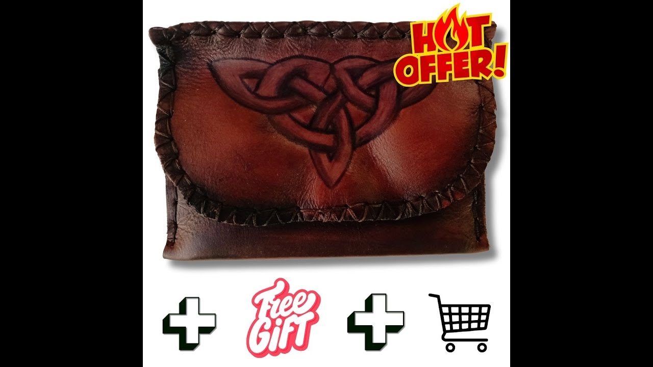 COMBO &ndash; Triquetra Tobacco Pouch + Lighter Case + Clip