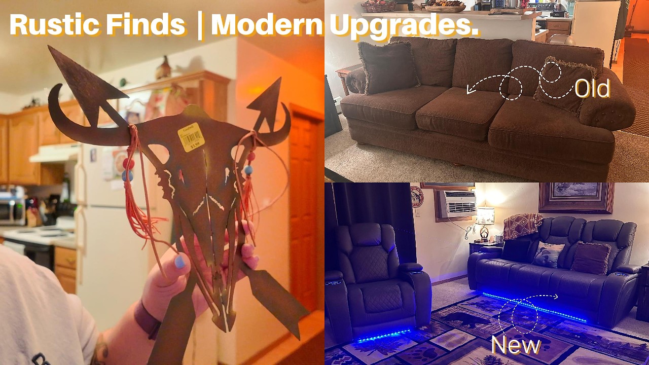 Resetting My Home for a Fresh Start 🌿 | Rustic Thrift Finds & New Couch