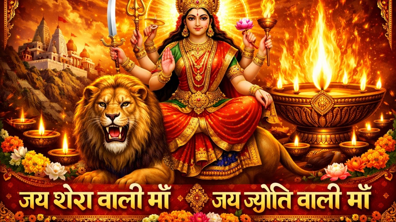जय शेरा वाली माँ 🙏 | जय ज्योति वाली माँ 🔥 | Maa Durga Bhajan | Navratri Special Bhakti Song