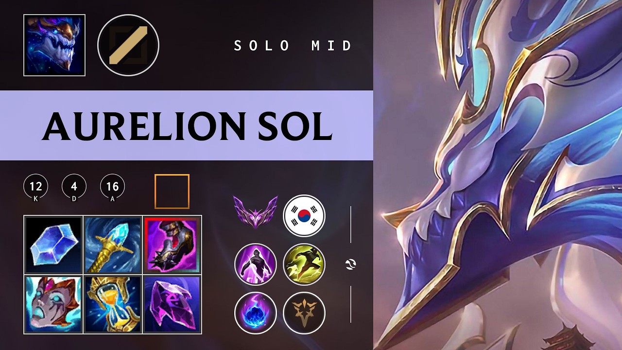 Aurelion Sol Mid vs Ryze - KR Master Patch 26.03