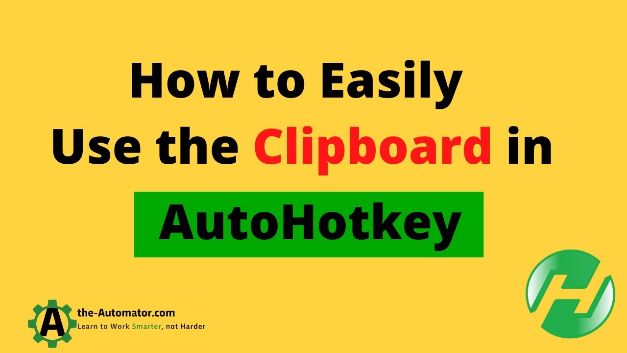 📋 Копируйте и вставляйте как профессионал с AutoHotkey! 📋