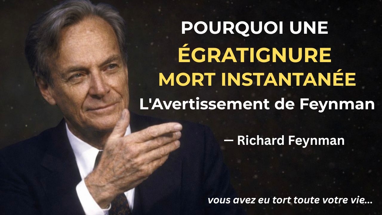 Feynman explique — La simple égratignure qui vous tue dans l’espace — et pourquoi personne n’en parl