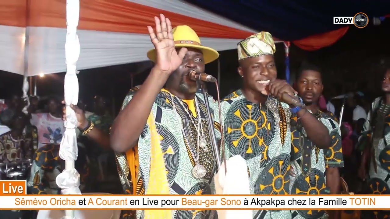 SÊMÈVO Oricha Oké et  A COURANT en live chez Beau-gar Sono