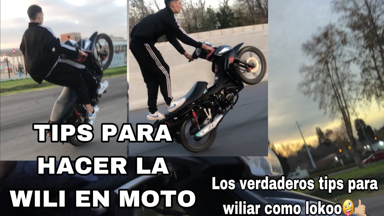 TIPS PARA HACER LA WILI/COLGAR MOTO(WAVE S) Y CUALQUIER OTRA