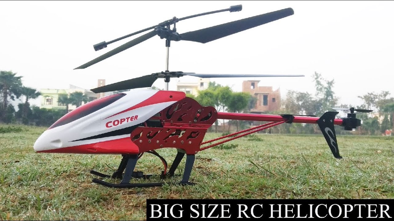 Best BIG RC Helicopter | 3.5 Channel GYRO BIG Helicopter-Unboxing & Testing | YT TECHNO TECH GURUJI