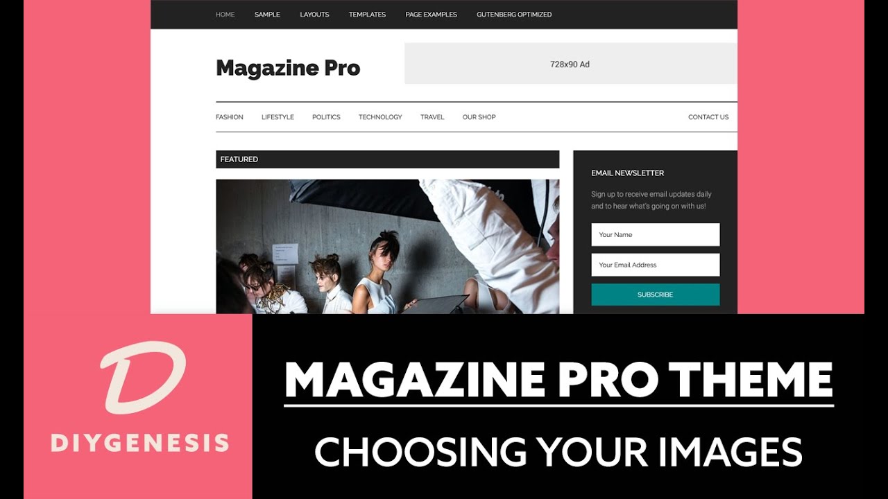 Magazine Pro Theme StudioPress 2020 - How To Choose Your Images Tutorial