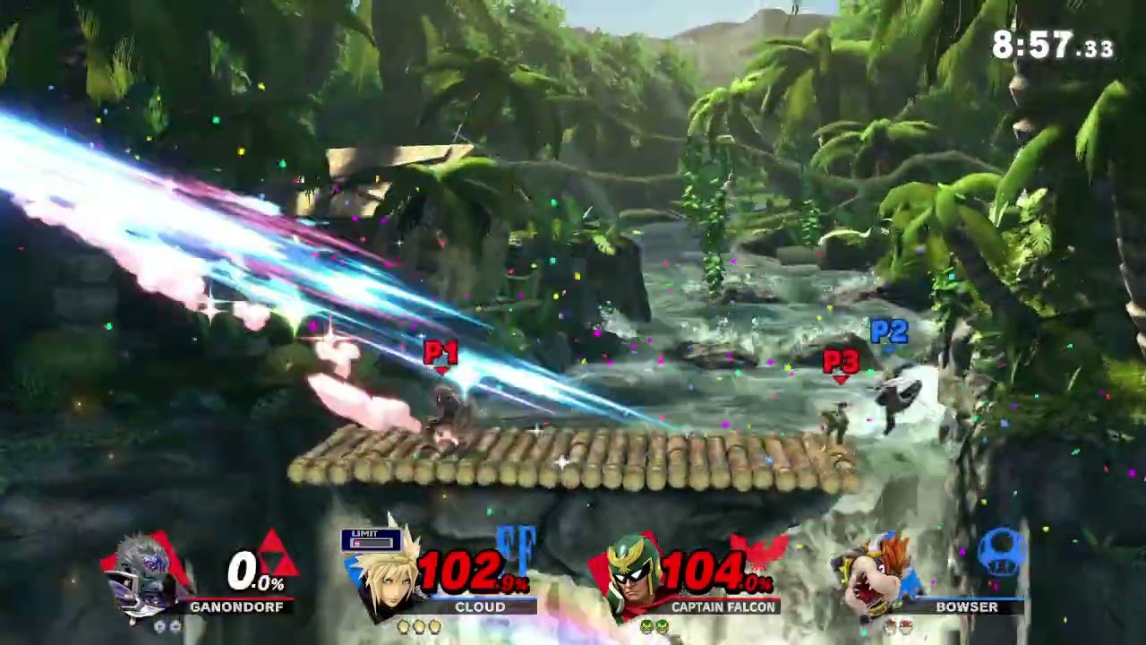 Super Smash Bros Ultimate - I missed out on the 3 stock but at least Cloud got it