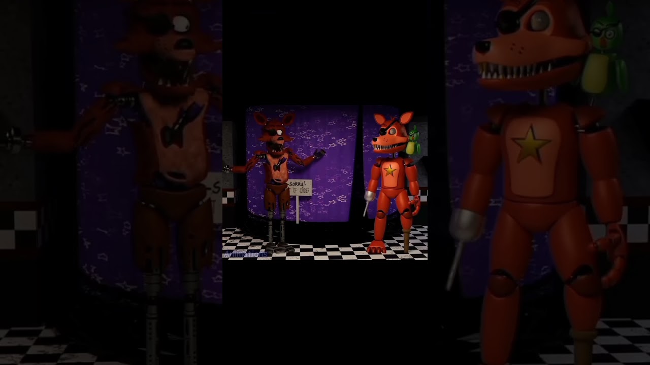 Foxy and Rockstar Foxy what are you doing? #music #edit