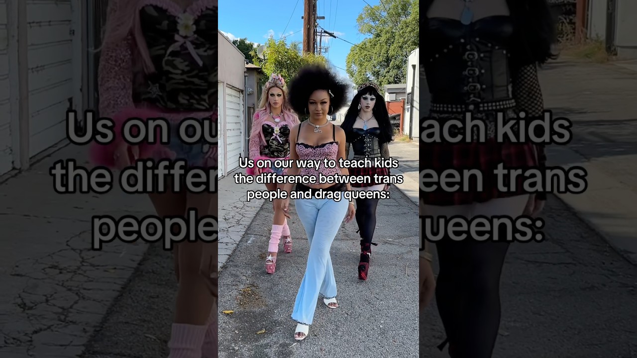 Teaching kids the difference between trans people and drag queens&hellip;