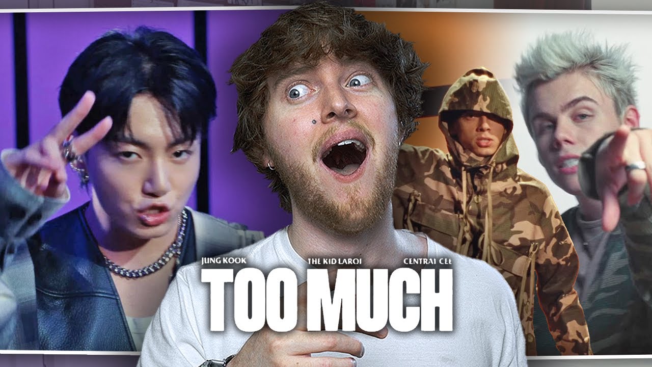 THIS SURPRISED ME! (The Kid Laroi, Jungkook, Central Cee - TOO MUCH | Official MV Reaction)