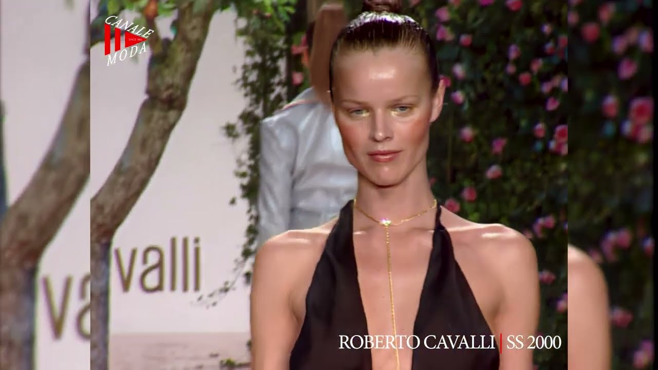 ROBERTO CAVALLI Spring Summer 2000 Milan 4K - Canale Moda