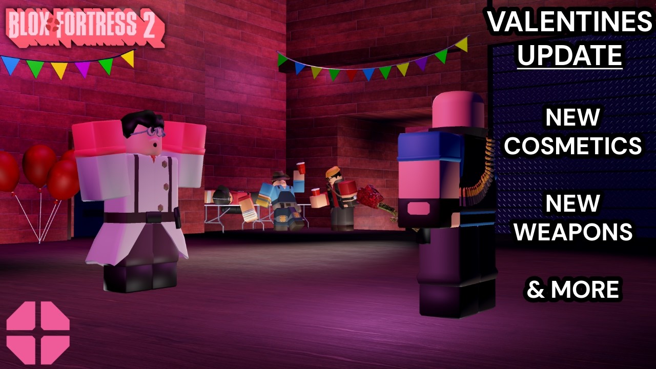 Everything NEW in the Blox Fortress 2 Valentines Update.
