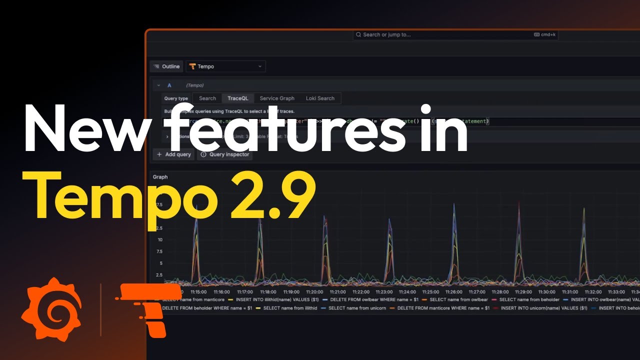 Поддержка нового сервера MCP и выборка метрик TraceQL в Grafana Tempo 2.9 | Grafana