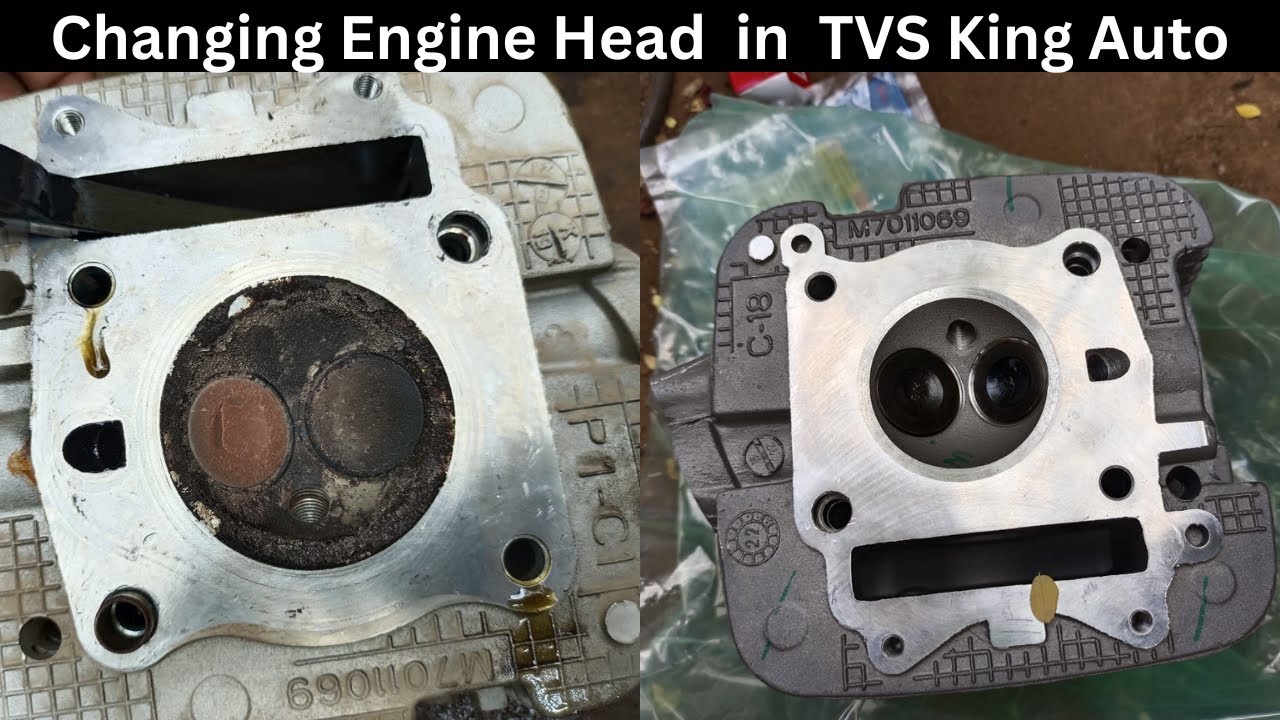 Changing Engine Head in TVS King Auto