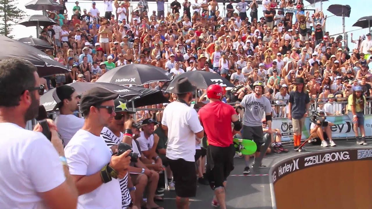 ROB BOYCE - BEST SKATE TRICK AT THE AUSTRALIAN OPEN OF SURFING