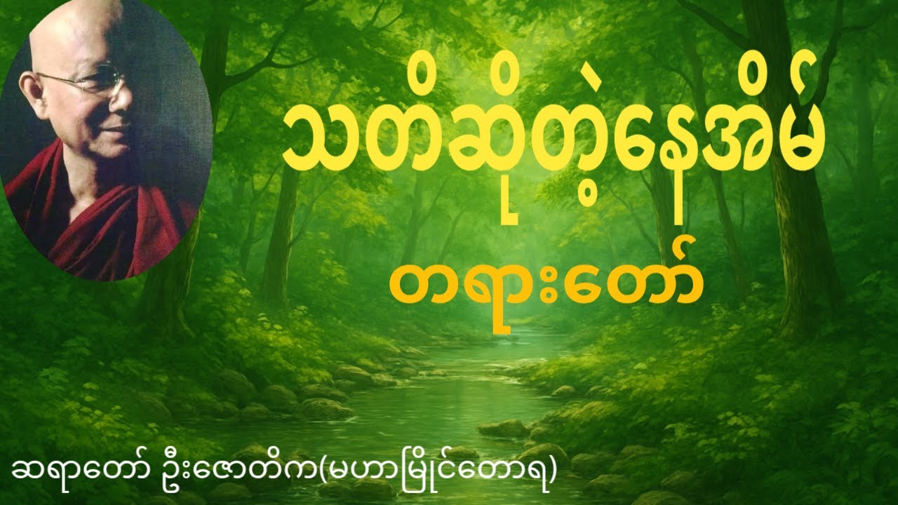 သတိဆိုတဲ့နေအိမ် (ဆရာတော် ဦးဇောတိက-မဟာမြိုင် တောရ)