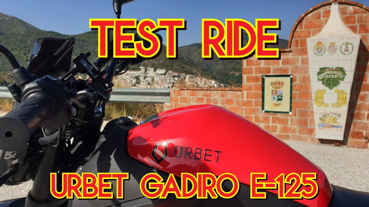 Urbet Gadiro E-125 - E-Motorcycle - Test Ride (ENGLISH) - VLOG228 [4K]
