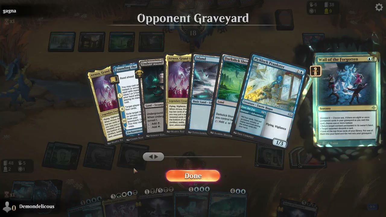 Reenact Crime Omniscience vs Sultai Reanimator [FDN Standard]