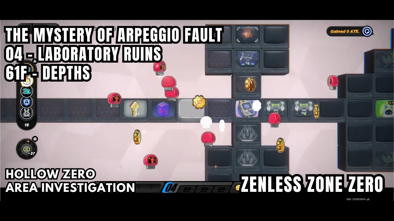 [Zenless Zone Zero Hollow Zero] The Mystery Of Arpeggio Fault - 04 Laboratory Ruins - 61F Depths