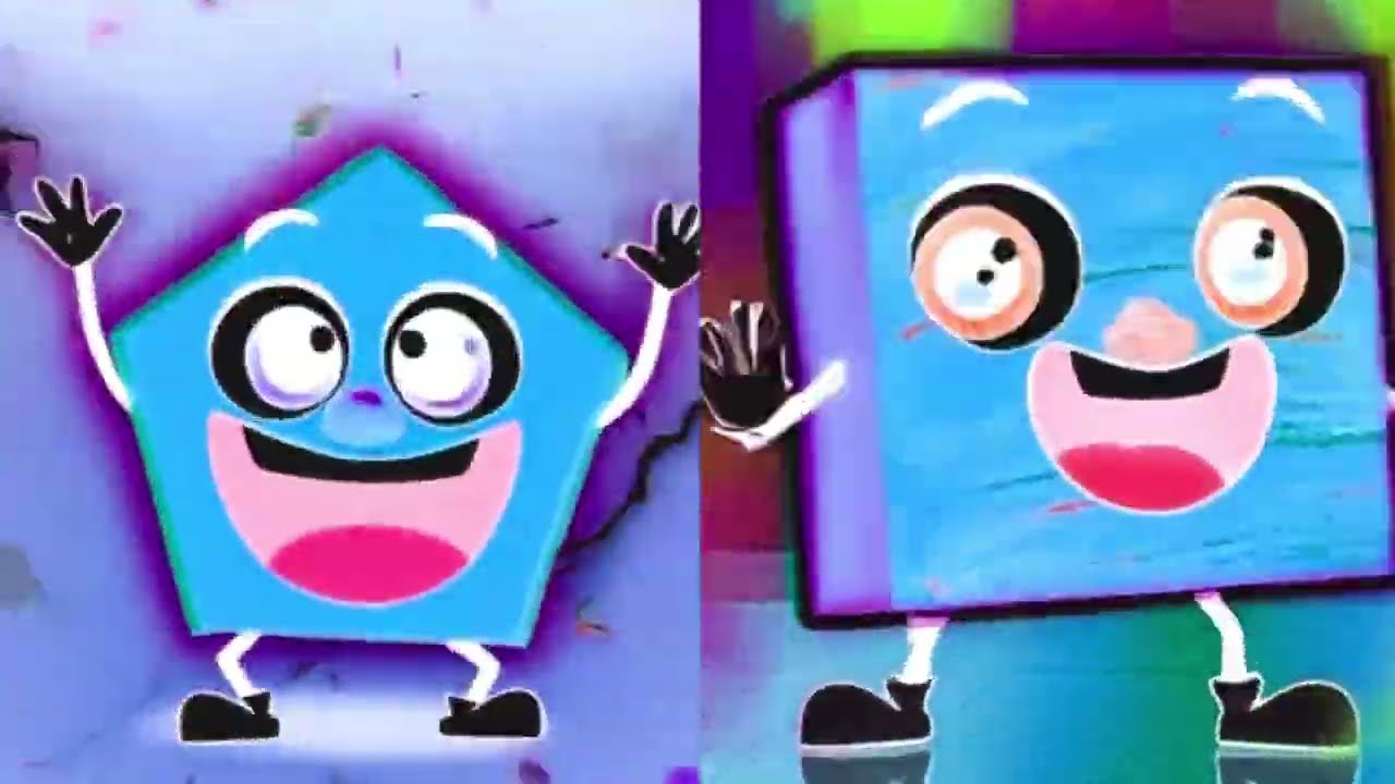 Pentagon vs Square Dance Battle!! Shape Song Effects | Sponsored by Preview 2 Effects 
