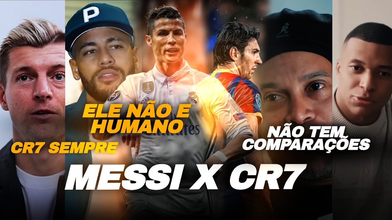 MESSI X CRISTIANO RONALDO, QUEM É MELHOR?  OPINIÃO DOS JOGADORES