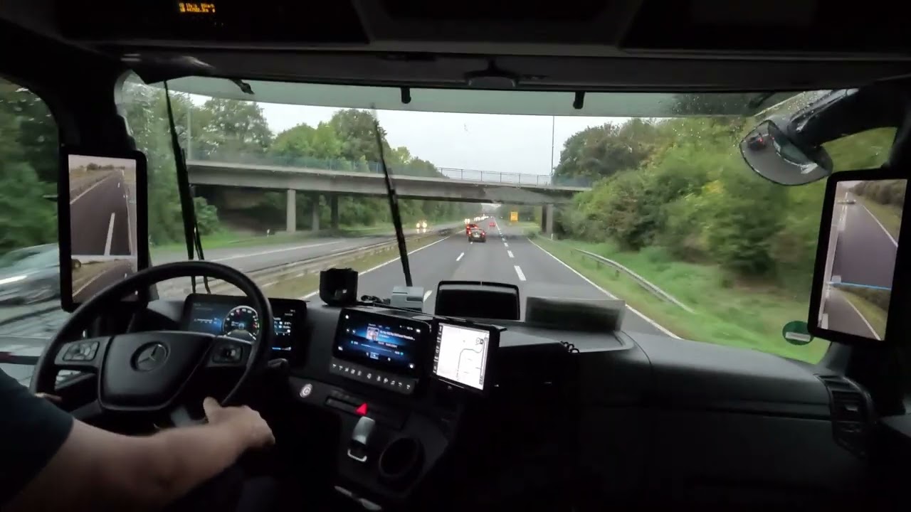 Mercedes Truck Road Landscape, Neuwied-Niederzissen .