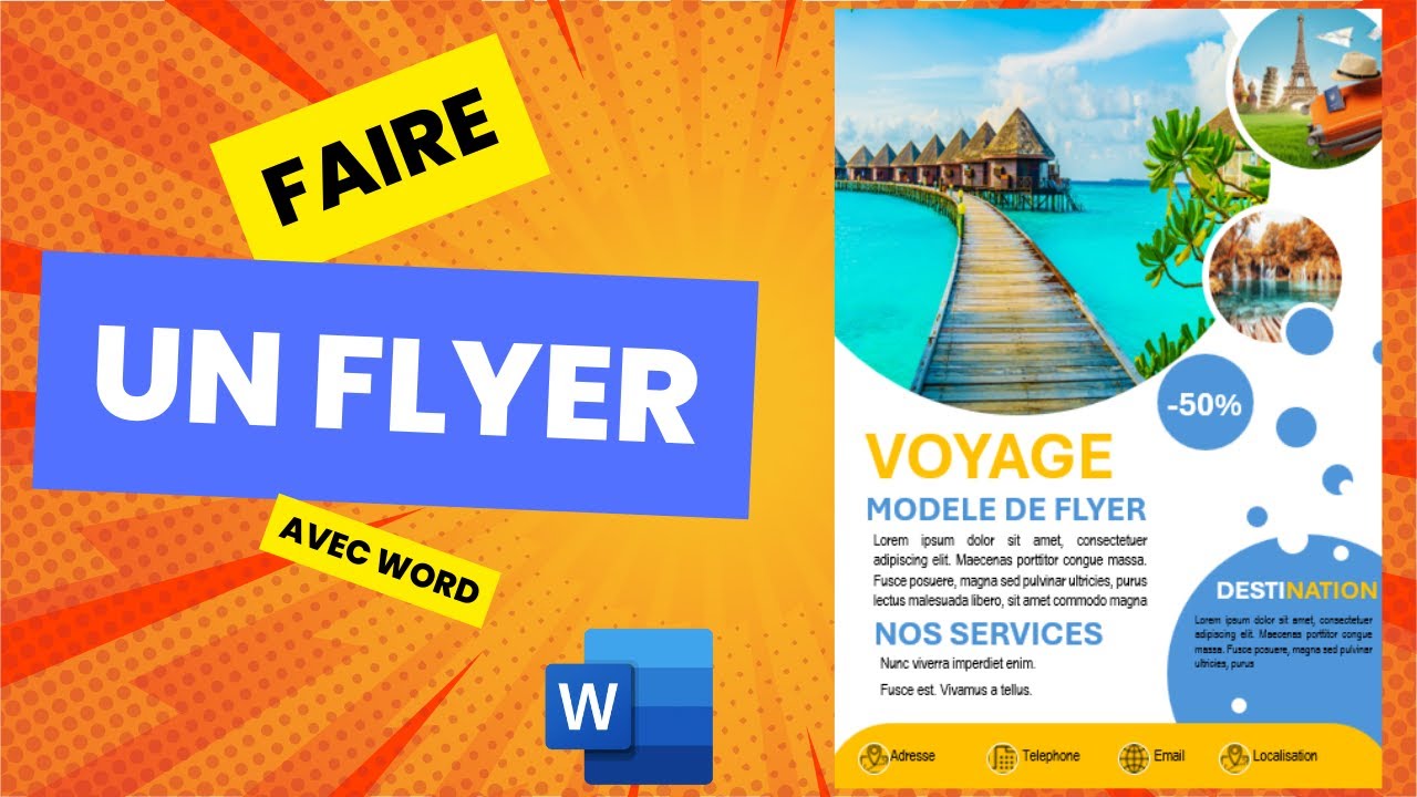 #3 Comment faire un flyer avec Word rapidement | Tutoriel: Comment créer un flyer ?