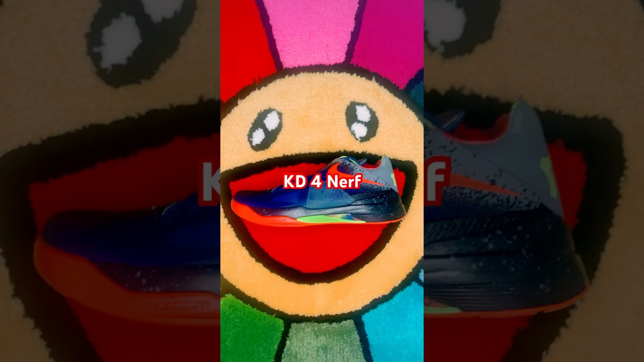 Nike KD 4 Nerf     #nerf #kevindurant #sneakers #kicks #nikebasketball #hasbro #unboxing #mchammer