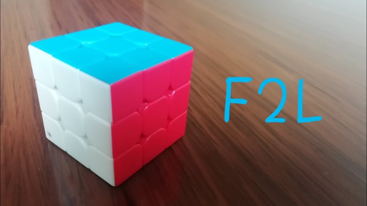 Fridrich metodu 1.bölüm F2L (CFOP)
