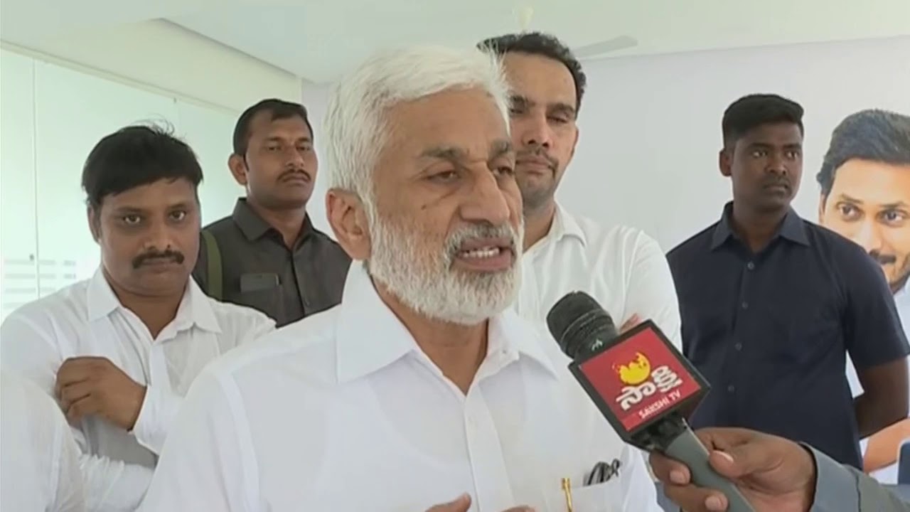 YSRCP MP V.Vijaysai Reddy visits New party office in Vijayawada - 13th July 2019