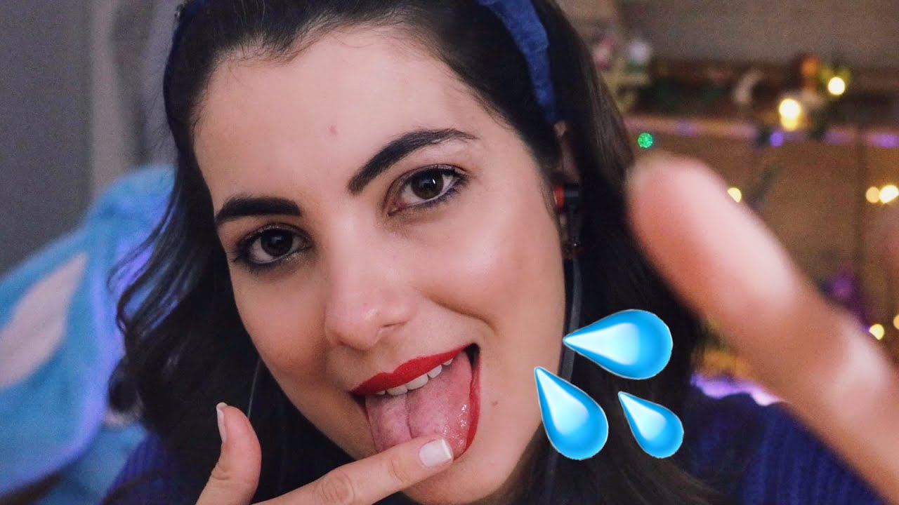 ASMR SPIT PAINTING YOU WITH MAKEUP - Sweet Carol