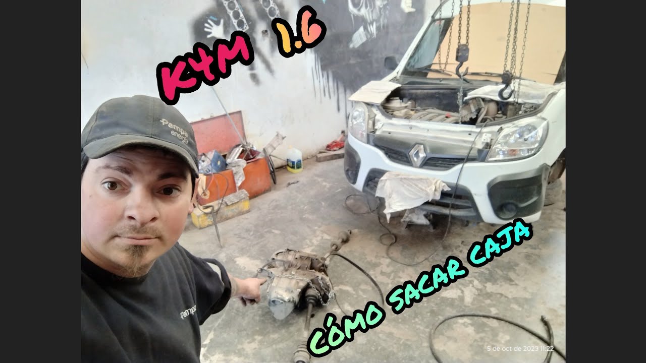 cómo sacar caja de cambios Kangoo