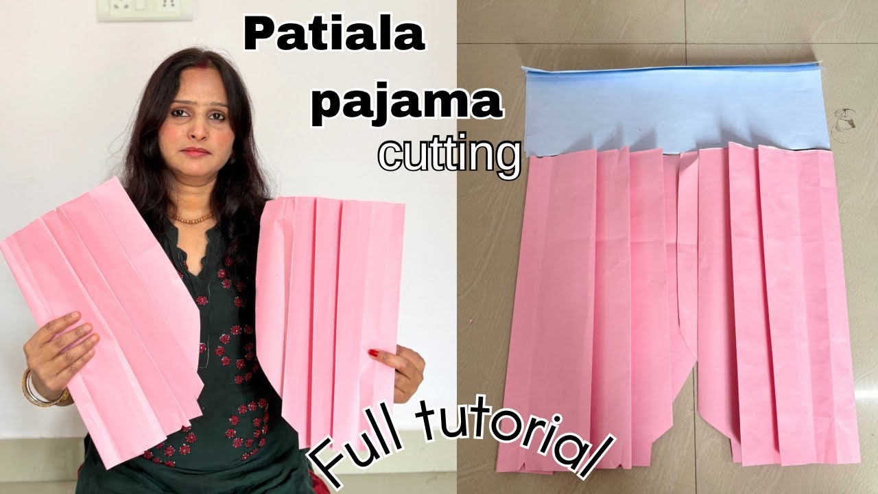 Patiala pajama cutting for beginners ||Pushpa Boutique || | Full tutorial easy method | step-by-step