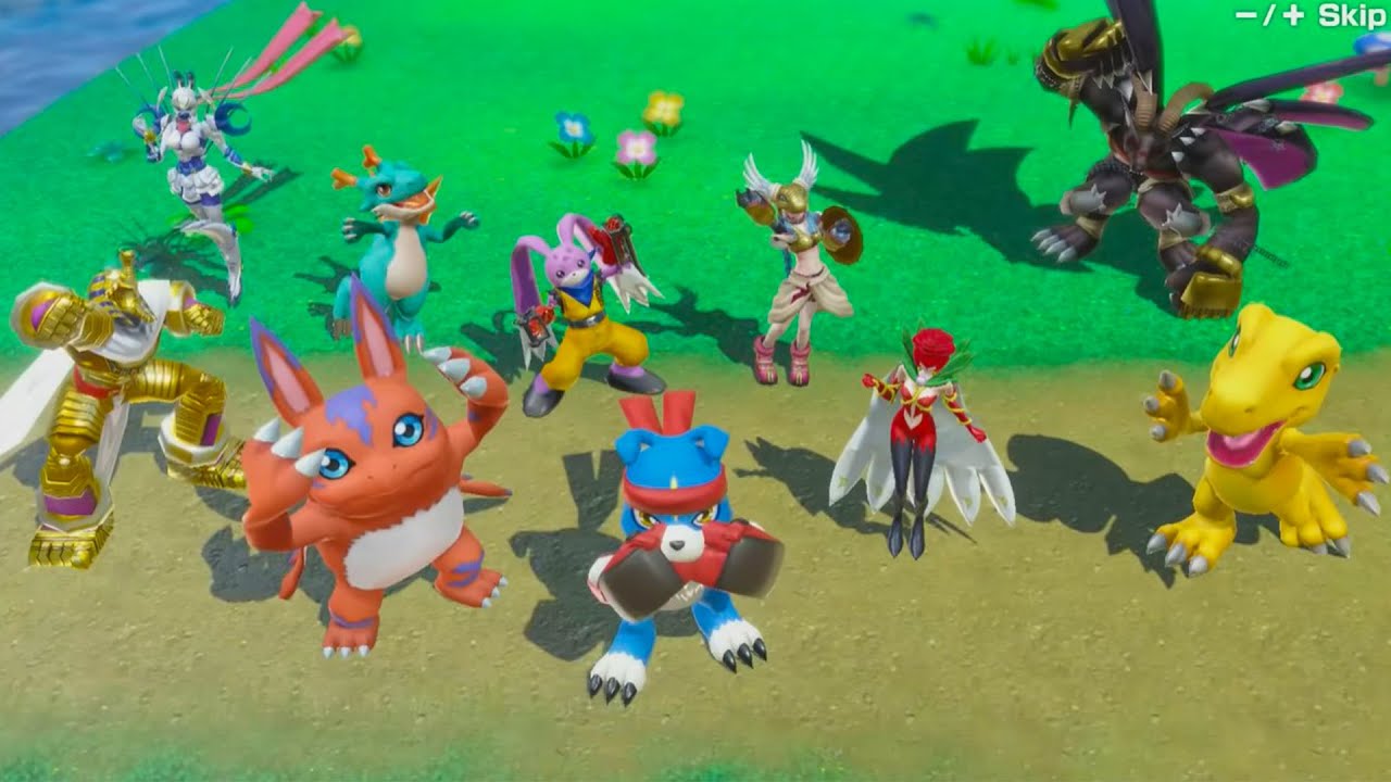 Mario Party Superstars - All Digimon Characters!