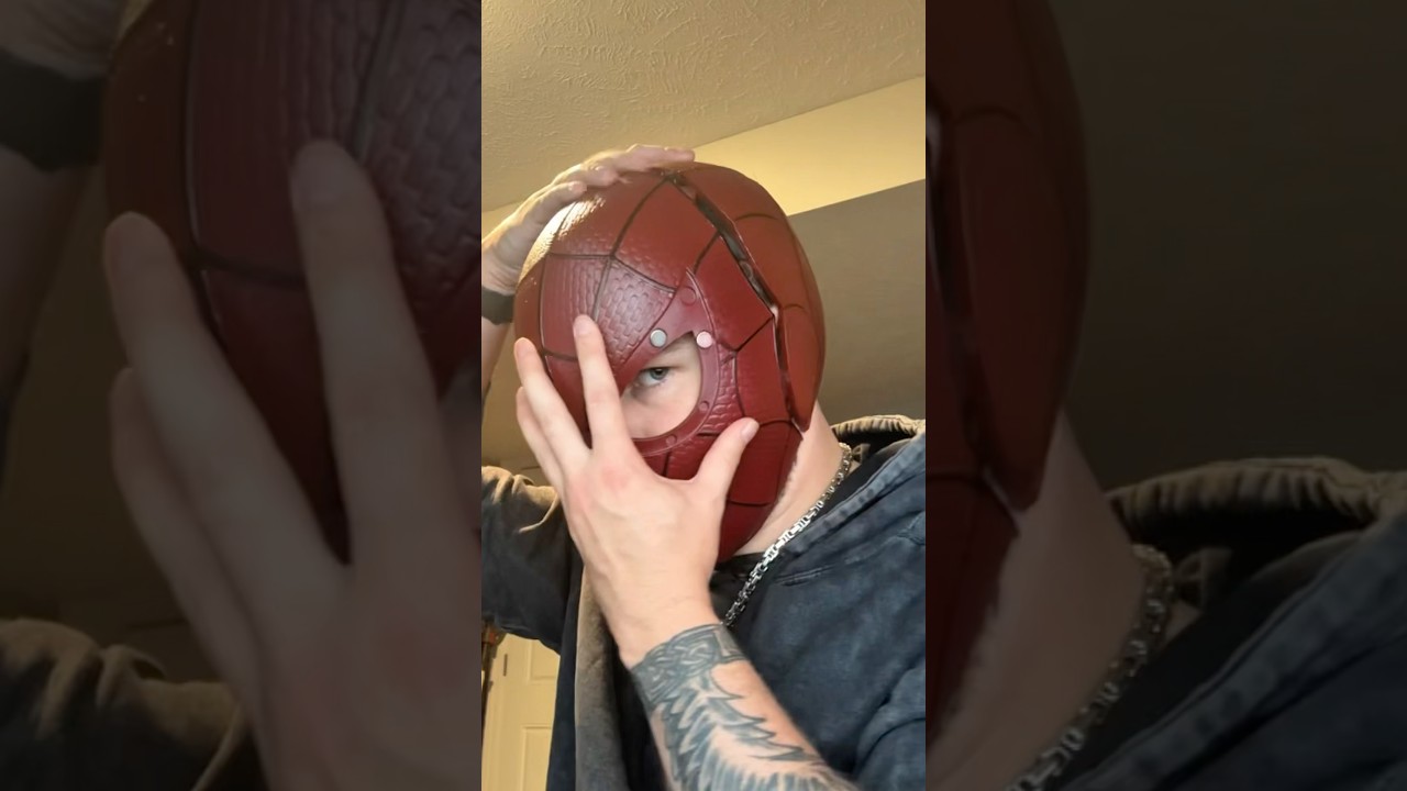 Spider Man Brand New Day Cosplay Mask!! #shorts