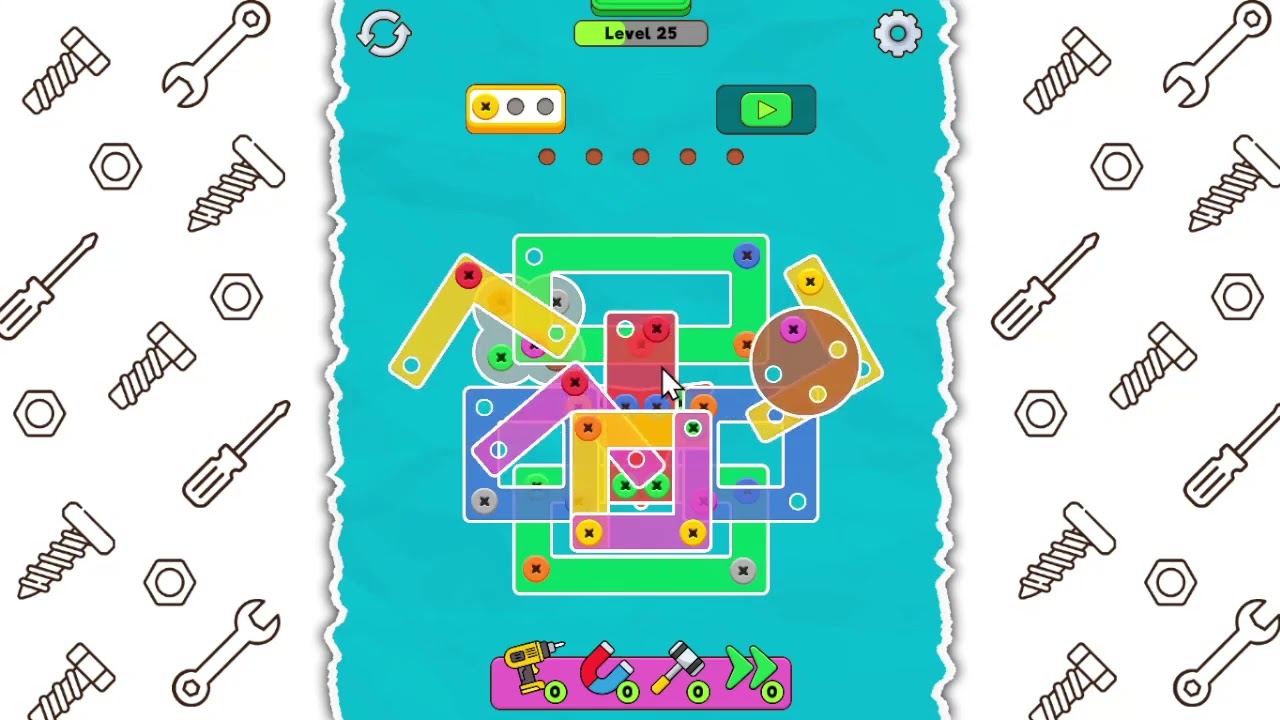 Screw Out: Bolts and Nuts - Level 25