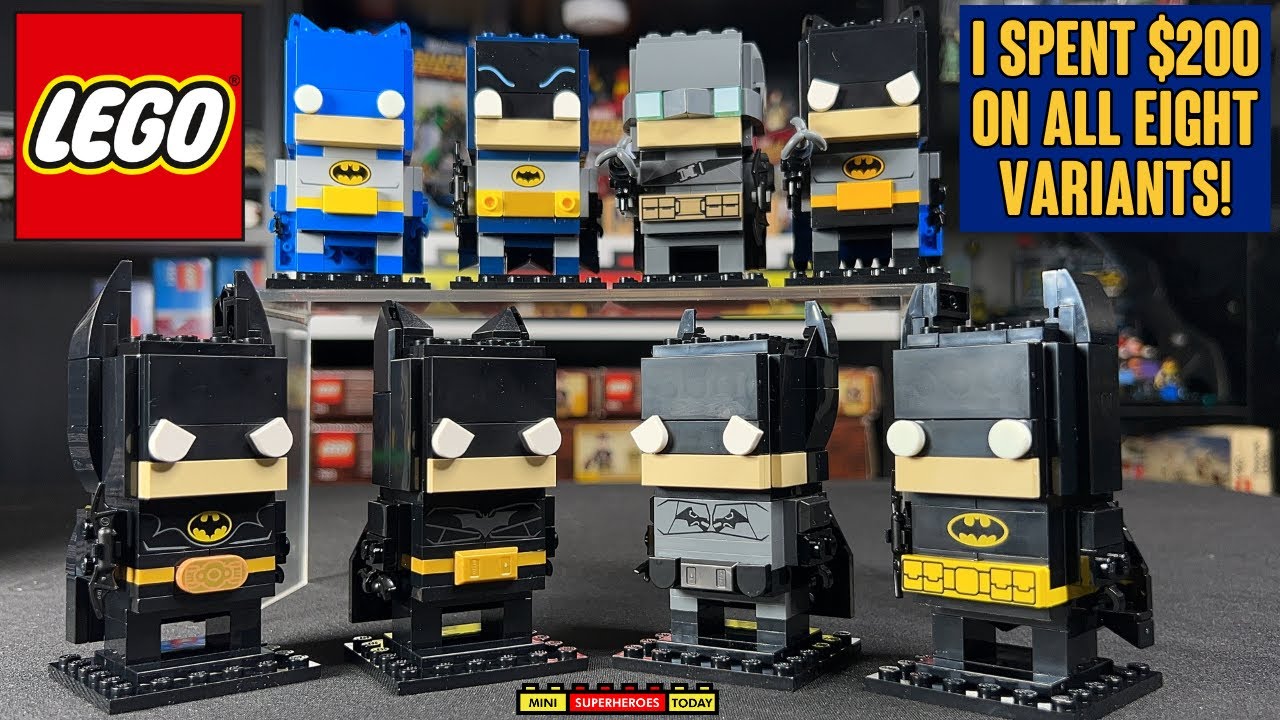 I Bought $200 of LEGO Batman BrickHeadz: 8-in-1 Set 40748 RANKED AND REVIEWED
