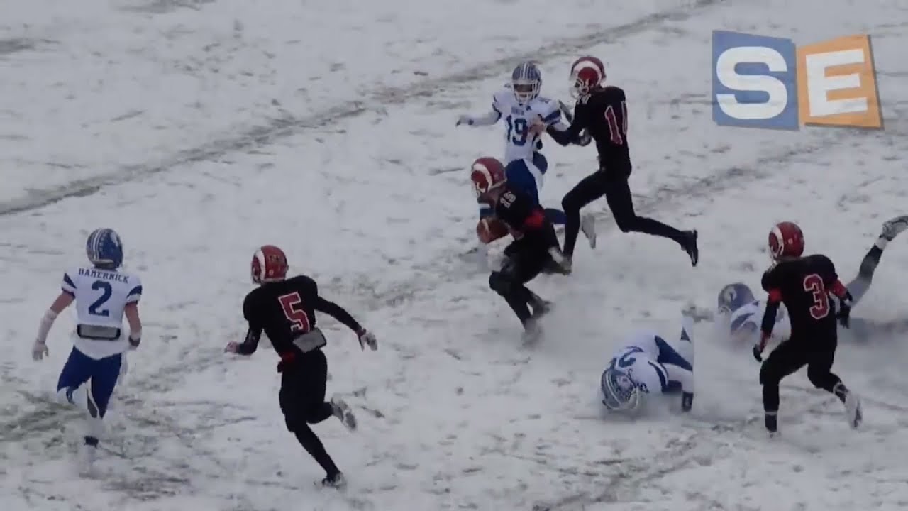 New Canaan vs Darien - CIAC Championship 2013 (The Snow Battle)